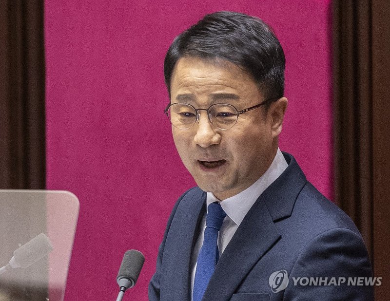 민주당 한병도 원내대표 원내교섭단체 대표 연설 (출처=연합뉴스)