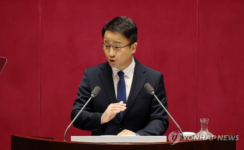 한병도 원내대표, 교섭단체 대표 연설 (출처=연합뉴스)