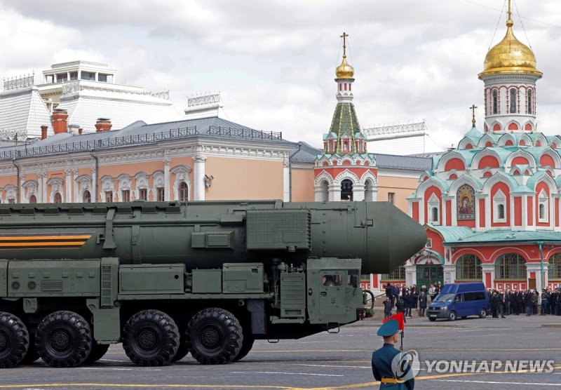 러시아의 대륙간탄도미사일 (출처=연합뉴스)