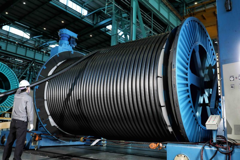 대한전선 초고압 케이블. 대한전선 제공