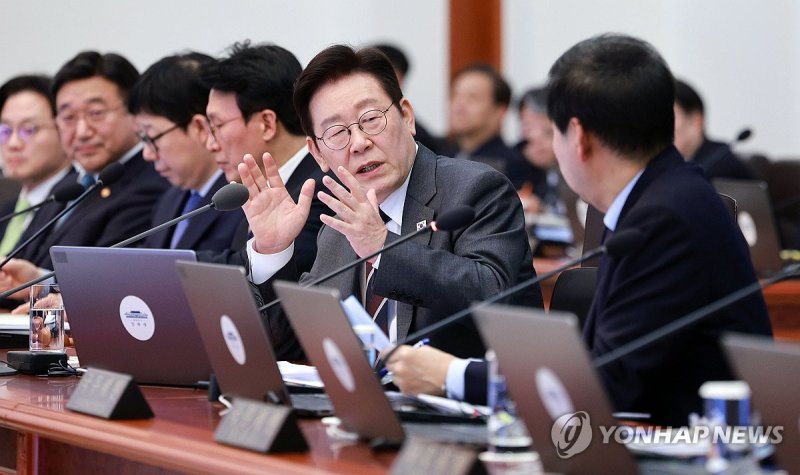 이재명 대통령, 국무회의 주재 (출처=연합뉴스)