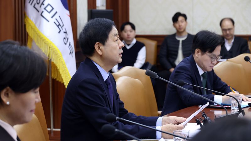 구윤철 부총리 겸 재정경제부 장관이 4일 서울 종로구 정부서울청사에서 열린 경제관계장관회의에서 발언하고 있다. 사진=서동일 기자