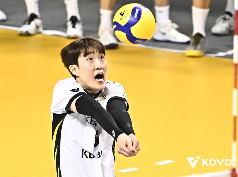 KB손해보험의 리베로 김도훈 (출처=연합뉴스)