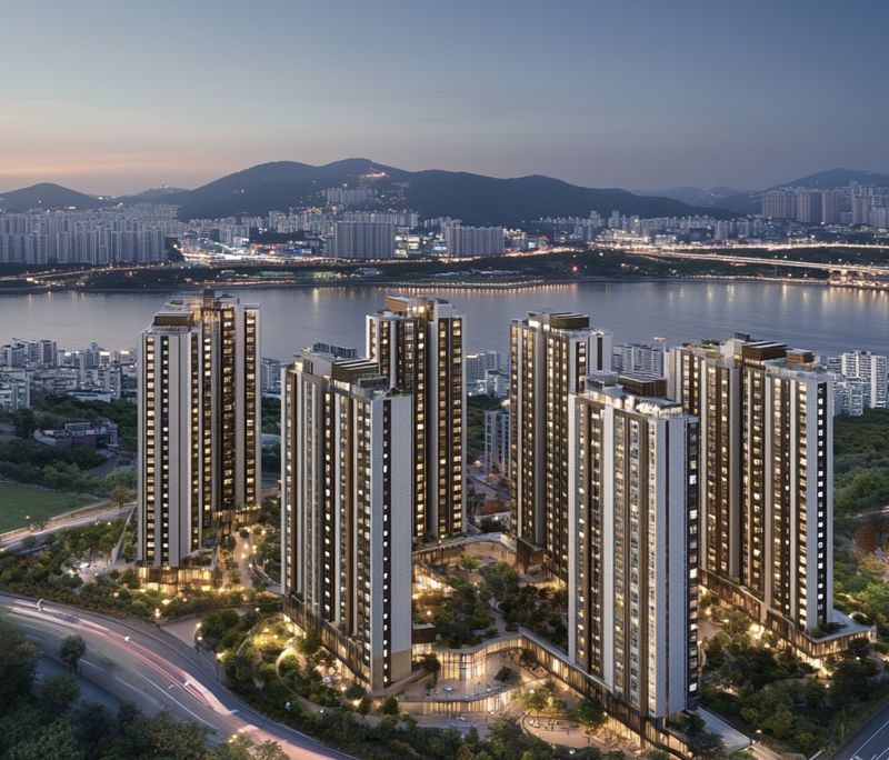 금호현대아파트 재건축 조감도. 금호현대 재건축 추진준비위원회 제공