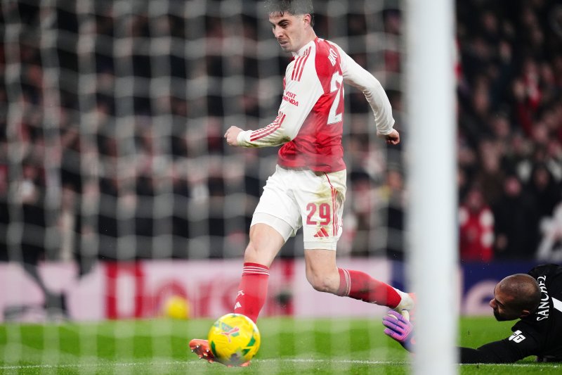 [런던=AP/뉴시스]아스널, 첼시 꺾고 리그컵 결승행. 2026.02.03.