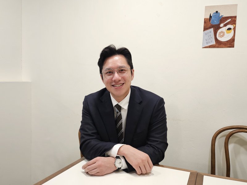 아드리안 리 이더리움 APAC 생태계개발 리드가 뉴스1과 인터뷰하고 있다.