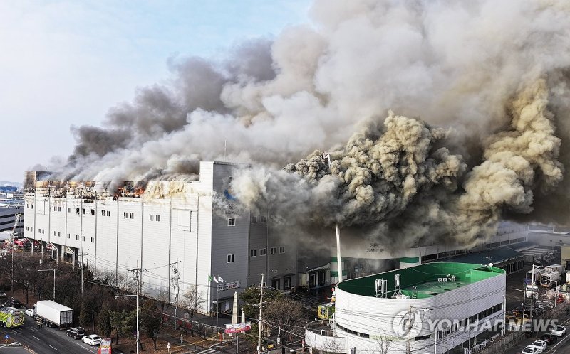 시흥 SPC삼립 시화공장 화재 (출처=연합뉴스)