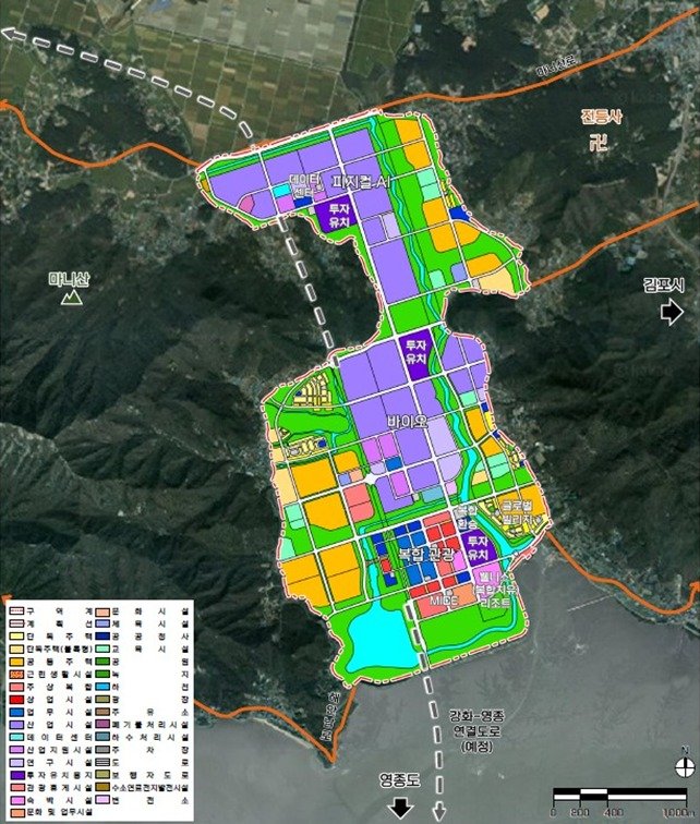 토지이용계획 (인천경제자유구역청 제공.재판매 및 DB금지)