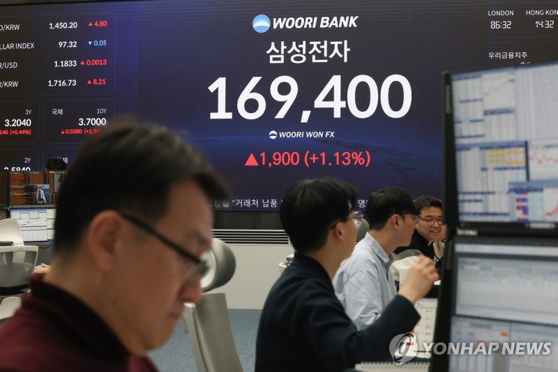 삼성전자 시총 1000조…코스피 상승 마감 (출처=연합뉴스)