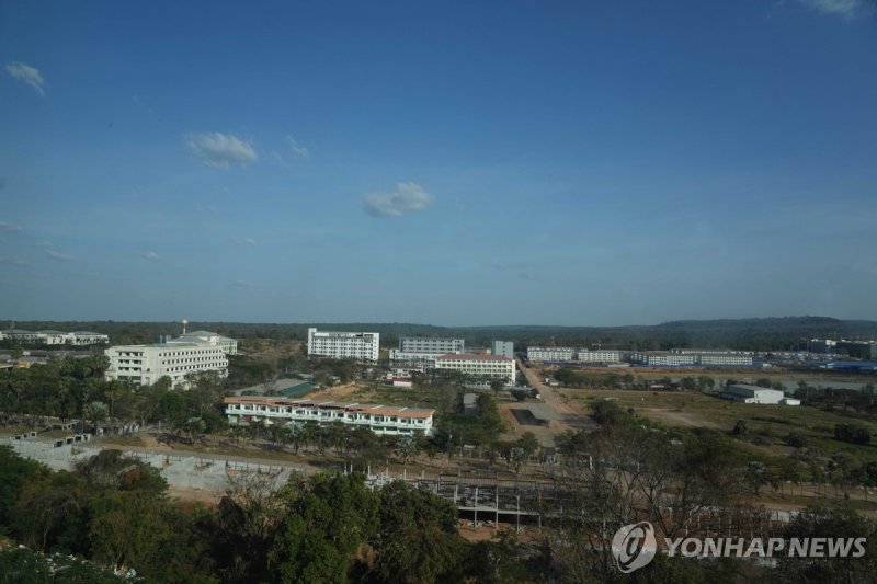 캄보디아 오스막 지역 범죄단지 전경 (출처=연합뉴스)