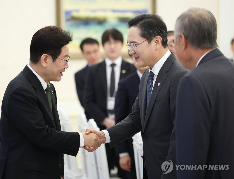 이재명 대통령과 이재용 회장 (출처=연합뉴스)