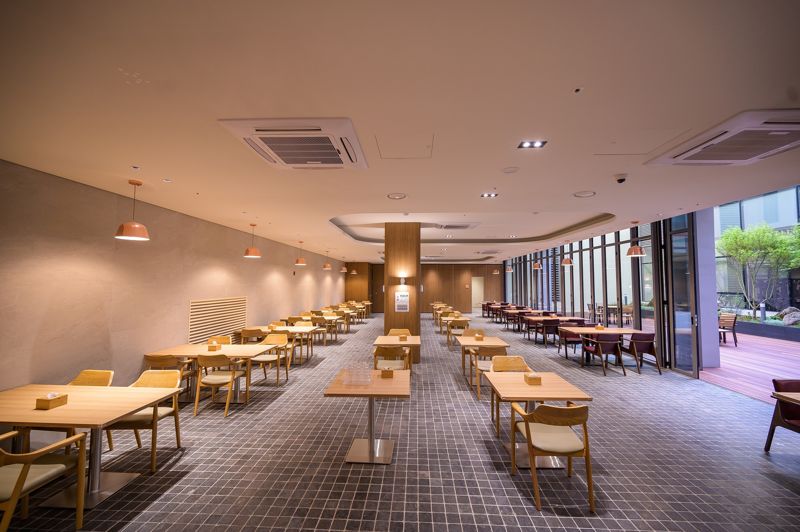 위례 심포니아 단지 내 식당. 한미글로벌 제공