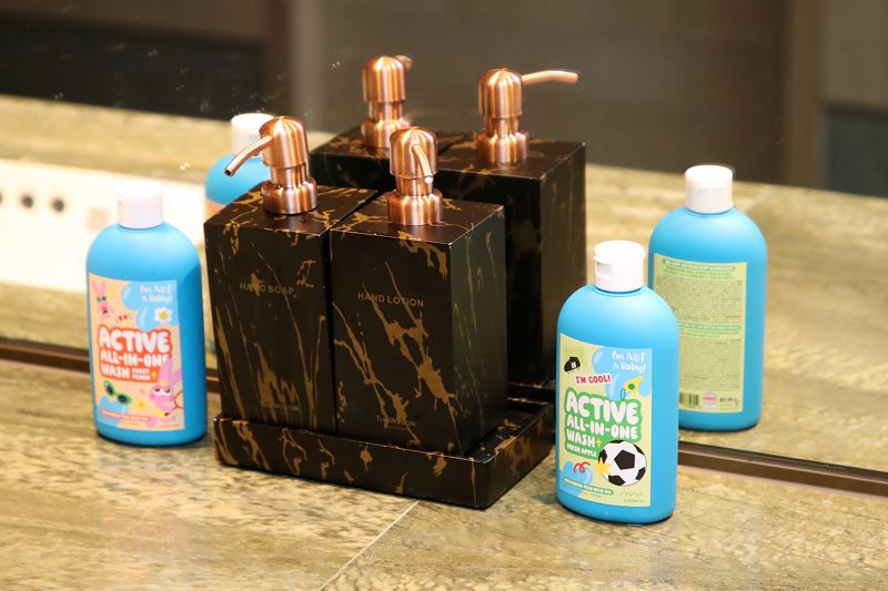 ‘뽀로로’ 제작사 오콘의 차세대 캐릭터 ‘버니공주’ IP를 활용한 ‘키즈 올인원 워시 세트’. 콘진원 제공