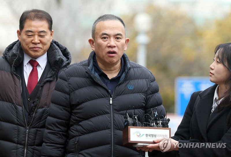 명태균, 법원 출석 (출처=연합뉴스)