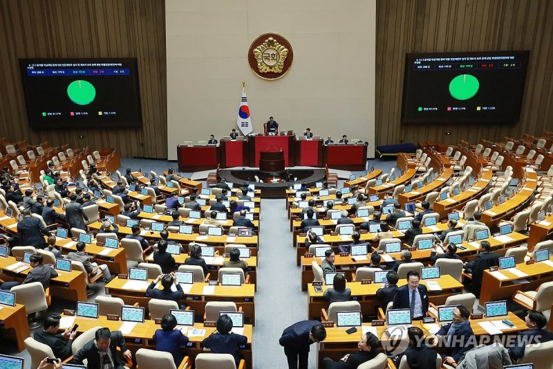 내란전담재판부법 국민의힘 불참 속 통과 (출처=연합뉴스)