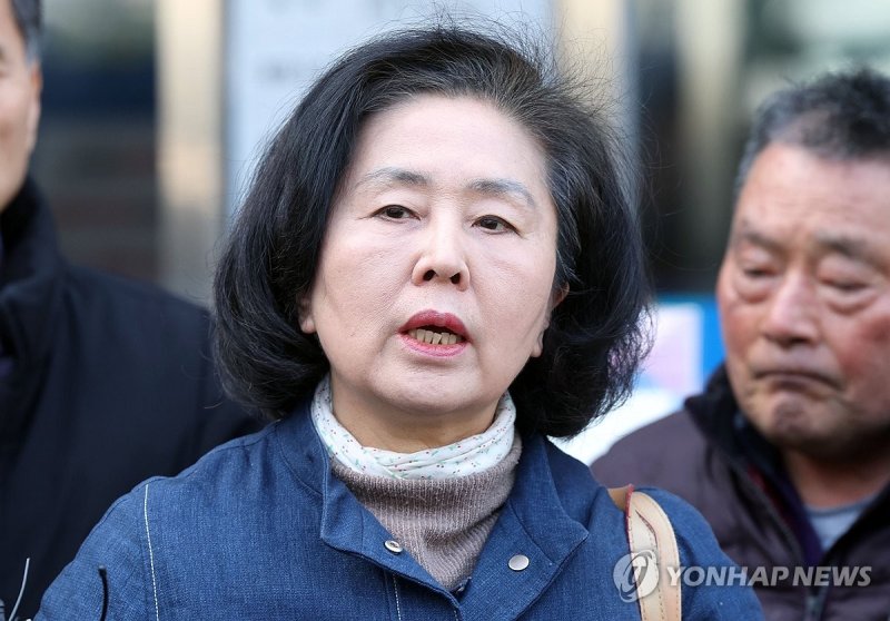 심경 밝히는 김영선…1심 무죄 (출처=연합뉴스)