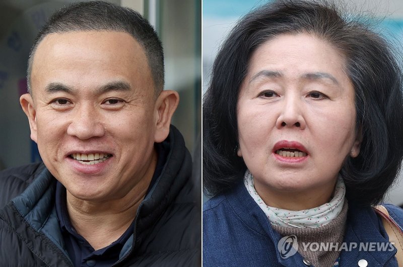 명태균·김영선, 창원지법 출석 (출처=연합뉴스)