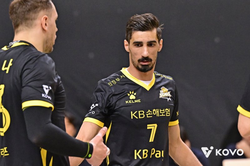 KB손해보험과 계약을 해지한 모하메드 야쿱. (KOVO 제공)