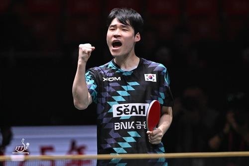 한국 남자 탁구 간판 장우진 (출처=연합뉴스)