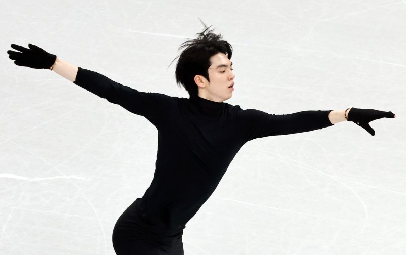 피겨 차준환이 2026 밀라노·코르티나담페초 동계올림픽 개막을 하루 앞둔 5일(현지시간) 이탈리아 밀라노 아이스 스케이팅 아레나에서 훈련하고 있다. 2026.2.5/뉴스1 ⓒ News1 김진환 기자