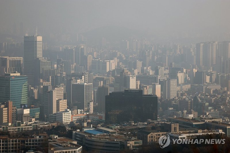 서울 가득 미세먼지 (출처=연합뉴스)