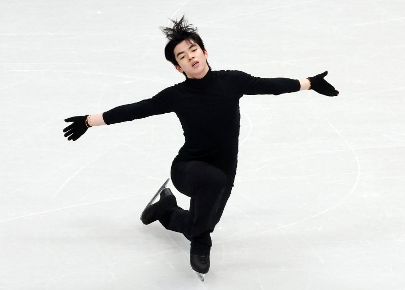 피겨 차준환이 2026 밀라노·코르티나담페초 동계올림픽 개막을 하루 앞둔 5일(현지시간) 이탈리아 밀라노 아이스 스케이팅 아레나에서 훈련하고 있다. 2026.2.5/뉴스1 ⓒ News1 김진환 기자