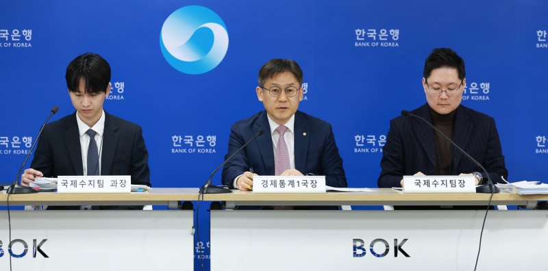 김영환 한국은행 경제통계1국장이 6일 오전 서울 중구 한국은행에서 열린 2025년 12월 국제수지(잠정) 기자설명회에서 발언하고 있다. (한국은행 제공. 재판매 및 DB 금지) 2026.2.6/뉴스1