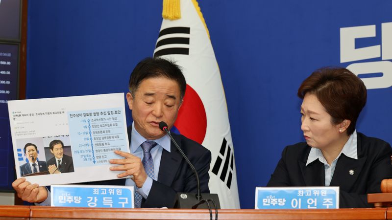 [영상] 정청래 면전에서 직격 이언주, “합당? 지방선거 필망!”