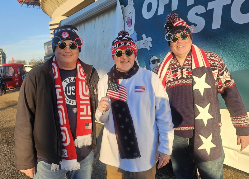 미국에서 밀라노로 날아온 제레미, 오브리, 데이비드(왼쪽부터). ⓒ News1 권혁준 기자