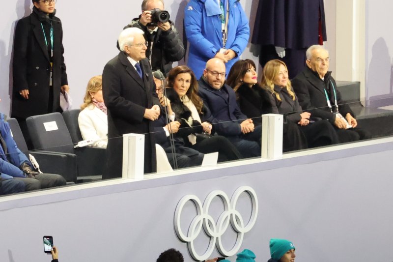 세르지오 마타렐라 이탈리아 대통령이 6일 오후(현지시간) 밀라노 산시로 올림픽 스타디움에서 열린 2026 밀라노·코르티나담페초 동계올림픽대회 개회식에 참석해 개막 선언을 하고 있다. 2026.2.7 ⓒ 뉴스1 김진환 기자