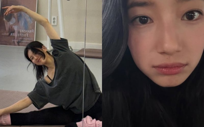 수지, '뼈말라' 발레리나 자태…180도 다리찢기도 '거뜬' [N샷]