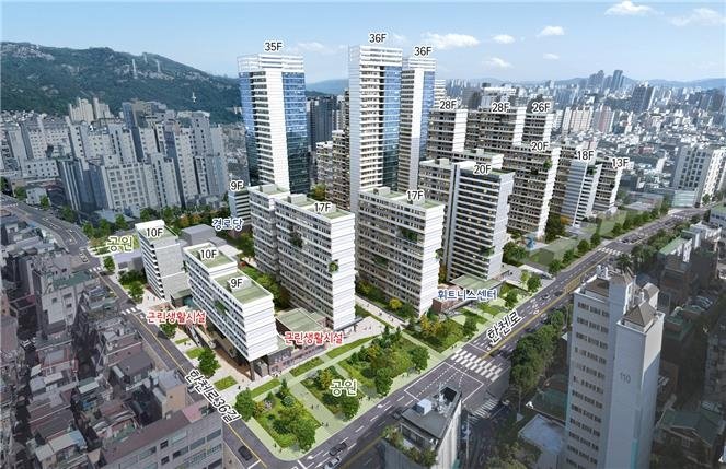 동대문구 장안동 134-15일대 재개발 조감도. 서울시 제공