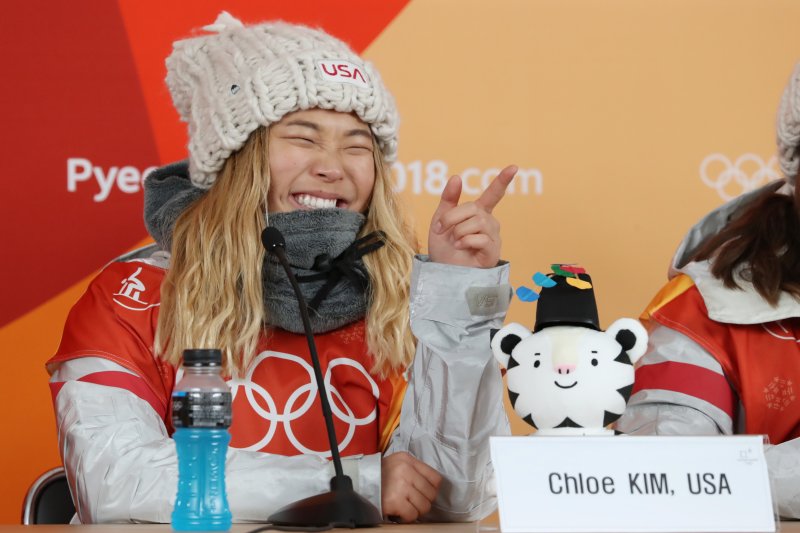 평창 올림픽 당시 금메달을 땄던 18세 클로이 킴2018.2.13 ⓒ 뉴스1 임세영 기자