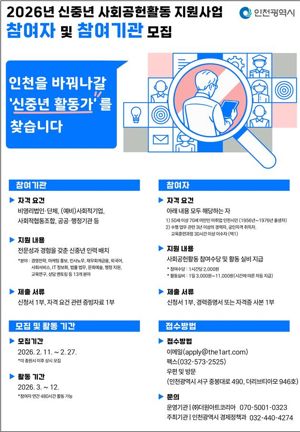 인천시는 현장 경험과 전문성을 갖춘 신중년들이 지역사회에 공헌하며 안정적으로 사회활동을 이어갈 수 있도록 지원에 나선다. 인천시 제공.