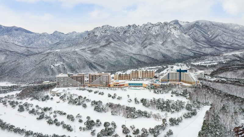 소노인터내셔널 델피노 겨울 풍경