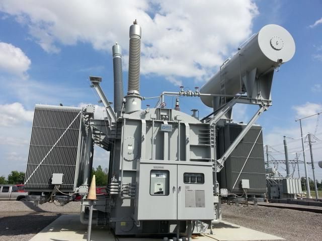 미국 송전망에 설치된 효성중공업 765kV 초고압변압기. 효성 제공