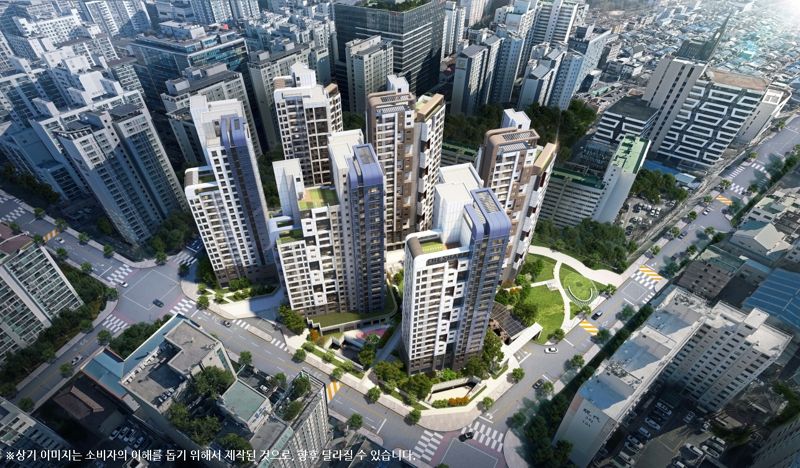 더샵 프리엘라 조감도.포스코이앤씨 제공