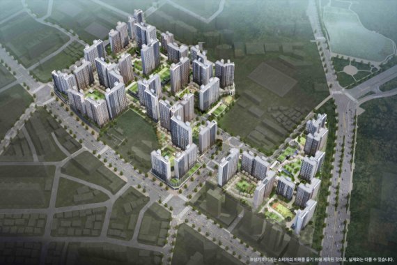 운암자이포레나 퍼스티체 조감도