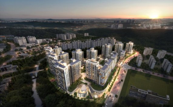 <엘리프 검단 포레듀 조감도 (제공=계룡건설산업(주)>