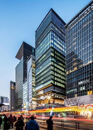 강남역 케이스퀘어 강남2 전경. 코람코신탁 제공.