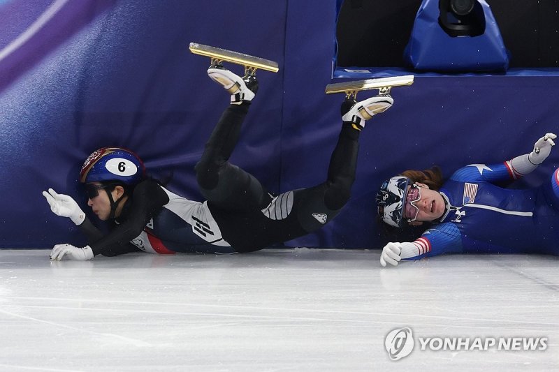 [올림픽] 아쉬움 삼킨 쇼트트랙, 여자 500ｍ&middot;남자 1,000ｍ서 메달 재도전