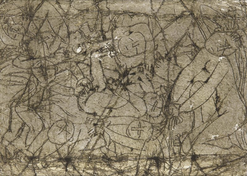 이중섭, '아이들' 은지화 10.5×14.5cm. 추정가 5800만~1억 2000만 원. 케이옥션 제공 *재판매 및 DB 금지