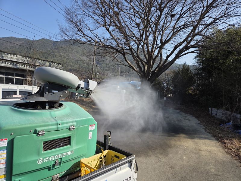 NH농협 고성군지부 "설 명절 전후 가축전염병 방지 방역활동 강화"