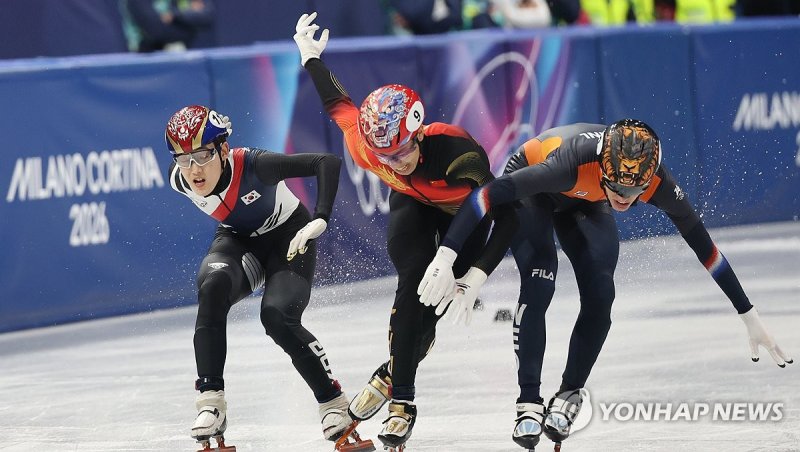 임종언, 3위로 결승선 통과하며 동메달 획득.연합뉴스