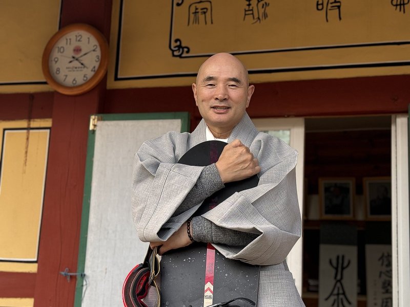 '스노바카라사이트 소개 대부' 호산스님 (출처=연합뉴스)