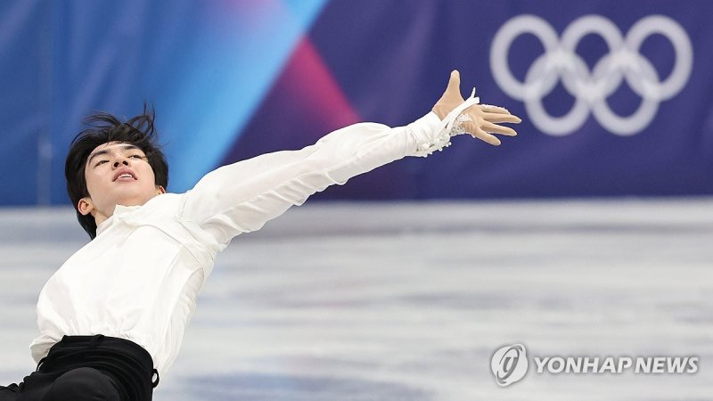 차준환의 아름다운 연기 (출처=연합뉴스)