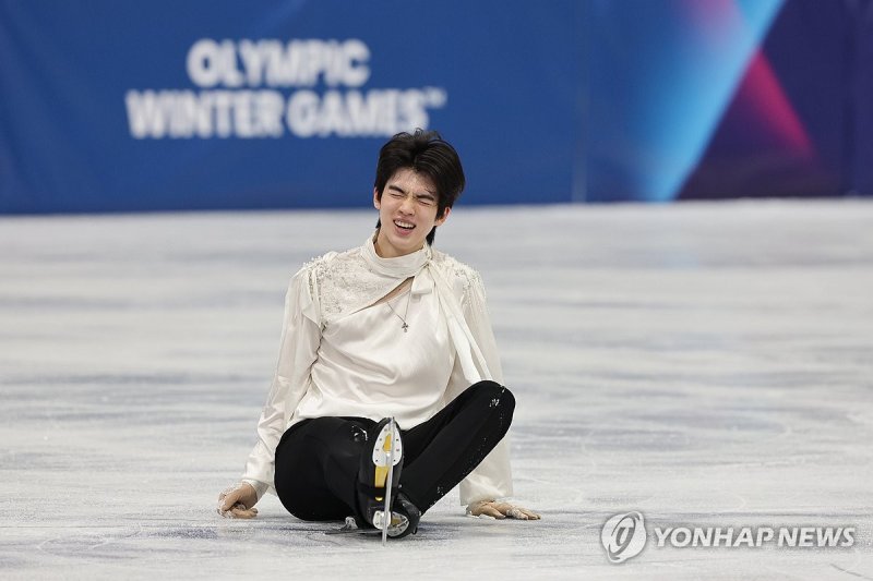 차준환 '아쉽다' (출처=연합뉴스)