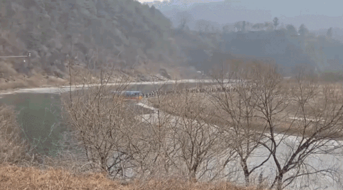 영화 '왕과 사는 남자'의 인기로 강원도 영월 청령포를 찾는 사람들이 늘었다. 최근 청령포로 가는 배를 타기 위해 긴 대기 행렬이 이어지고 있다는 글이 영상과 함께 인스타그램에 올라왔다. /영상=인스타그램 캡처