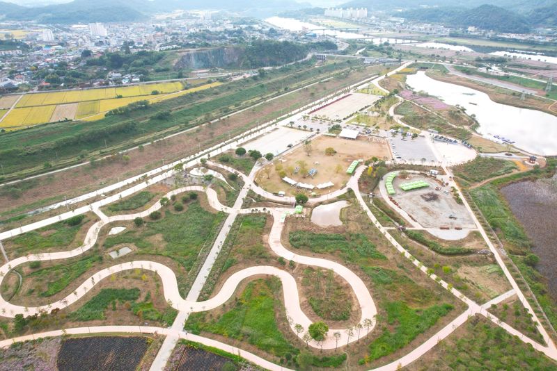 영산강정원 전경