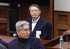 윤석열 전 대통령이 19일 오후 서울 서초구 서울중앙지방법원에서 열린 12·3 비상계엄 관련 내란 우두머리 혐의 사건 1심 선고공판에 출석해 자리하고 있다. 윤 전 대통령은 이날 내란 우두머리 혐의 1심 선고공판에서 2024년 12월 3일 비상계엄을 선포한 지 443일 만에 무기징역을 선고받았다. (서울중앙지법 제공. 재판매 및 DB 금지) 2026.2.19 ⓒ 뉴스1